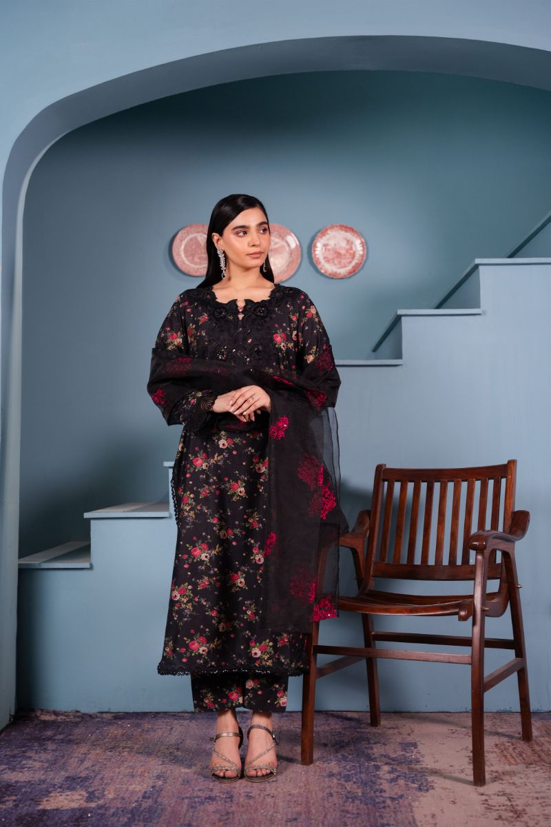 Floral Black