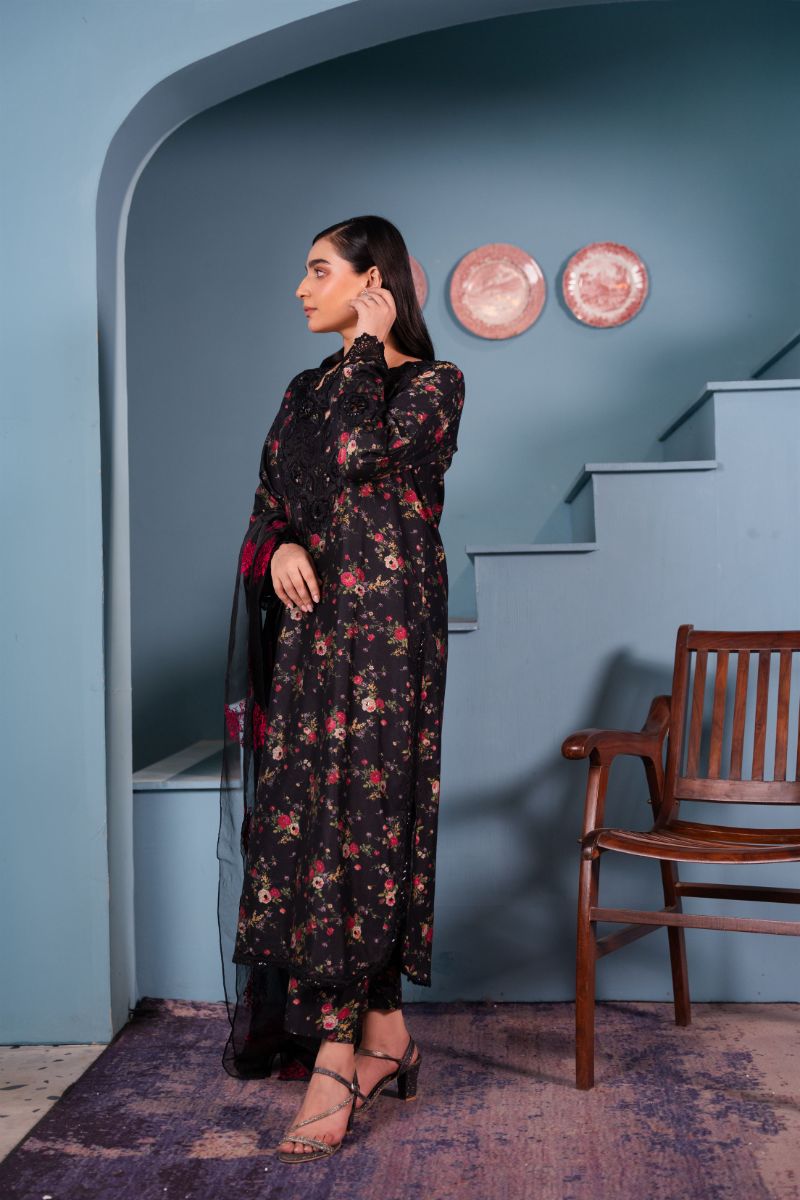 Floral Black
